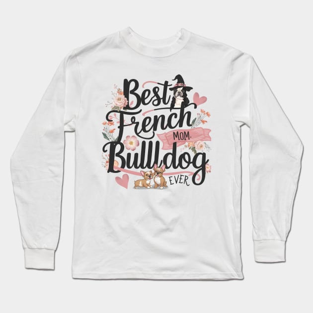 funny Frenchie Fries Shirt French Bulldog Dog Mom Dog Dad Cute Long Sleeve T-Shirt by Oasis Designs
